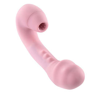 Heating Dildo Sucking U-Shape Vibrator G-Spot Stimulator For Women