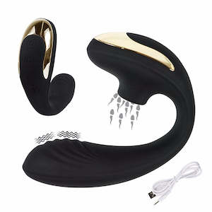 U Shape Vibrators: Vaginal Sucking Vibrator Oral Sex Sucker Clitoris Stimulator For Women