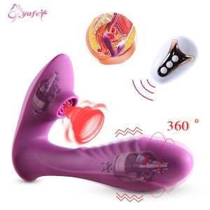 Latest Model With (Option PURPLE) 360° Rotating Vibrating Dildo Vibrator Suckin&hellip;