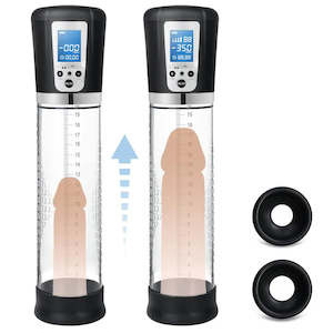 Men Penis Pumps: Penis Pump Enlargement Extender Sucking Vacuum Pump with 4 Suction Intensities Automatic Electric Masturbator For Men