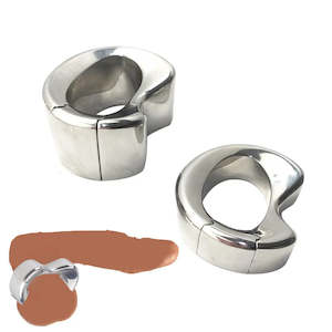 Stainless Steel Penis Lock Cock Ring Delay Ejaculation BDSM Sex Toy for Men