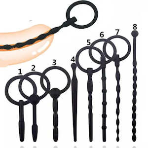Men Penis Rings: Penis Plug Tube Urethral Dilator Stretching Horse Eye Stimulation Adult Sex Toy for Men