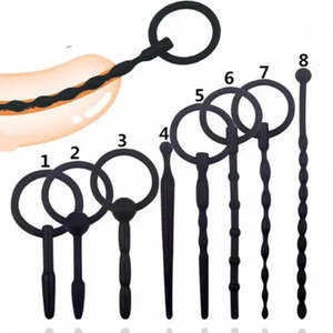 Men Penis Rings: Penis Plug Tube Urethral Dilator Stretching Horse Eye Stimulation Adult Sex Toy for Men
