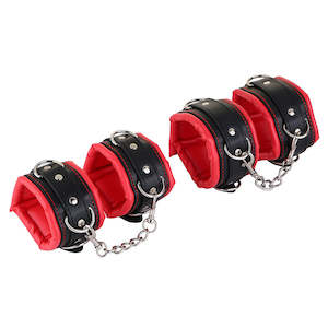 Unisex Bdsm: Couples BDSM Bondage Set Stainless Steel Adjustable Spreader