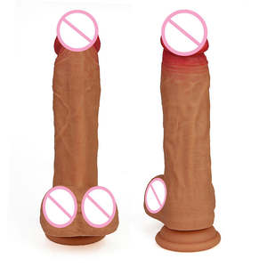 Unisex Dildos: 9 Inch Realistic Silicone Dildo With Suction Cup Base Strong Sex Toy