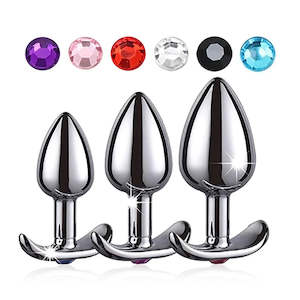 Unisex Butt Plugs: Metal Anchor Base Outdoor Women's Anal Plug Couple Adule Toy Stainless Steels Man Butt Plug