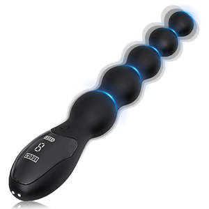 Unisex Butt Plugs: Anal Beads Butt Plug for Women or Men Anal Vibrator Prostate Massager