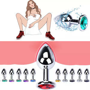 Unisex Butt Plugs: Stainless Steel Anal Butt Plug for Women or Men