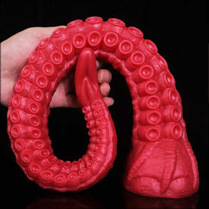Unisex Butt Plugs: Anal Butt Plug Anus Vagina Dilator Octopus Tentacle Dildo Sex Toys For Women or Men