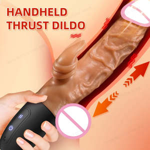 Best Seller: Realistic Thrusting Dildo Vibrator Penis G-Spot Clitoral Telescopic Stimulator for Women