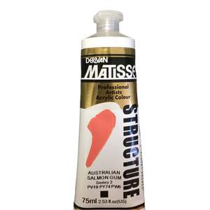 Matisse Structure Professional Artists Acrylic: Matisse Structure Australian Salmon Gum - S2 - 75ml