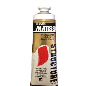 Matisse Structure Naphthol Scarlet - S3 - 75ml