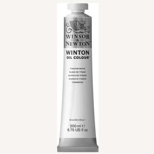 Winton Oil Colour: Winton Oil Colour Titanium White - 200ml