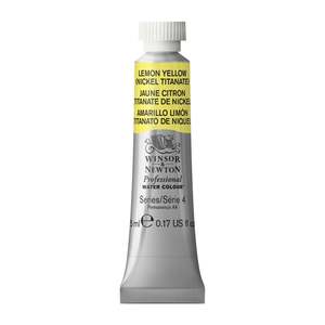 Winsor Newton Professional Watercolour: Winsor & Newton Prof WC Lemon Yellow (Nickel Titanate) - S4