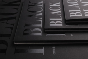 Paper Pads And Blocks: Fabriano Black, BLACK pad A4 - 300gsm