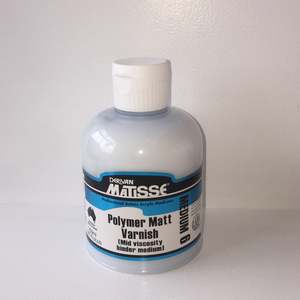 Paint Mediums: Matisse Polymer Matt Varnish  -250ml