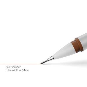 Winsor & Newton Fineliner 0.1 SEPIA