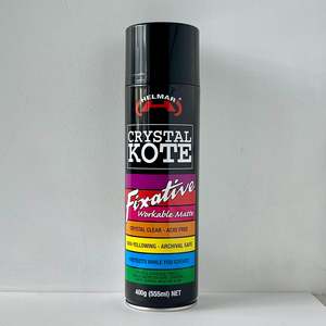Spray Varnish Adhesive: Helmar Crystal Kote Fixative 400g