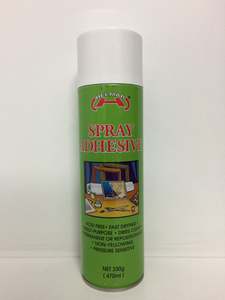 Spray Varnish Adhesive: Helmar Spray Adhesive