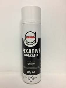 Spray Varnish Adhesive: Nuart Workable Fixative