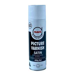 Spray Varnish Adhesive: Nuart Picture Varnish - Satin
