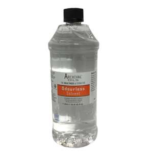 Oil Mediums: Archival Oils -Odourless Solvent 1 Litre