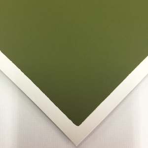 Pastel Paper: Colourfix 340g 50 x 70cm Olive Green (Sheet)