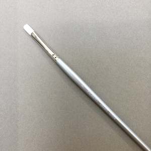 White Synthetic Filbert Brush - #6