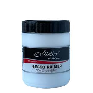 Gesso Primer: Atelier White Gesso - 500ml