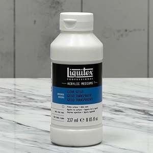 Gesso Primer: Liquitex CLEAR Gesso - 237ml