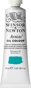 Winsor Newton Artist Oil: W&N Artist Oil Cobalt Turquoise Light- S4