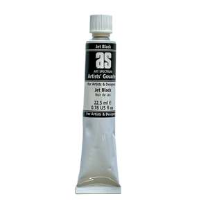 Gouache: AS Gouache 22.5ml Jet Black