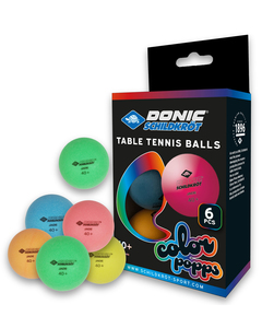 Balls: Donic Colour Popps Table Tennis Balls 6 pack