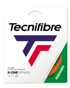 Tecnifibre X-One Biphase 1.24mm Squash String – Orange