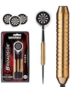 Winmau Darts: Winmau Broadside Brass Dart Set – 22g