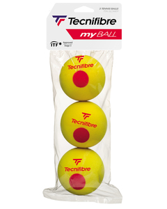 Tecnifibre Tennis, Squash & Padel: Tecnifibre TF My Ball (Foam) Tennis 3 Ball Tube