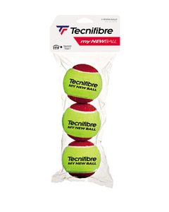 Tecnifibre Tennis, Squash & Padel: Tecnifibre TF My New Ball (Felt – 75% reduced) Tennis 3 Ball Pack