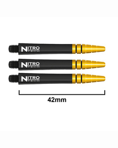Red Dragon: Red Dragon Nitrotech Ionic Black/Gold Dart Shafts