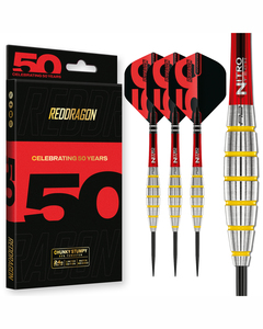Dart Sets: Red Dragon Chunky Stumpy 3: 24g Dart Set 50 Year