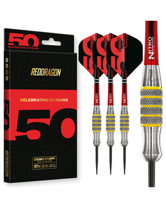 Dart Sets: Red Dragon Chunky Stumpy 7: 28g Dart Set 50 Year