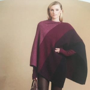 Products: Ombré Poncho - Shabby Chic Design