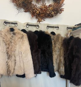 Products: Fur jacket - Shabby Chic Design