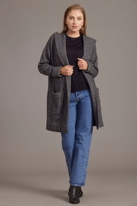 Possum merino Oversize hood jacket - Shabby Chic Design