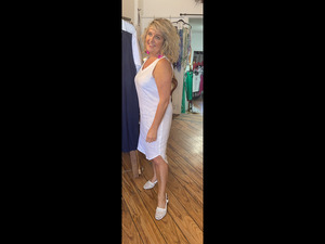 Shabby chic design linen dress - Shabby Chic Design