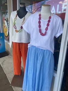 Products: Crinkle Ramie skirts - Shabby Chic Design