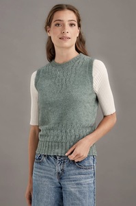Possum Merino Vest - Shabby Chic Design