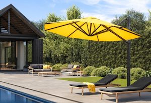 Products: New Zealand's  finest cantilever and  outdoor umbrellas