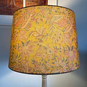 Lampshades: Golden Hues | Fabric Lamp Shade | Handcrafted