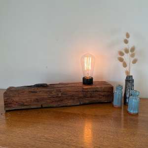 Rustic Table Lamp | Handcrafted | Wharf series #130