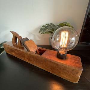 Table Lamp | Vintage Wood Plane | #102